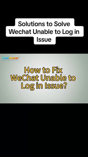How to fix Wechat unable to log in issue #wechat #solution #issue #fix