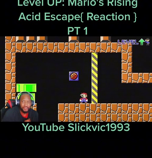 Level UP: Mario's Rising Acid Escape{ Reaction } video by level up. #mario #marioanimation #levelup #fyp #supermario #parody #fyp #funnyvideos #papermario #fananimation
