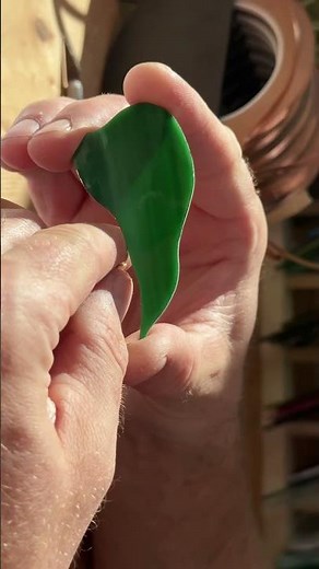 Monstera Leaf Suncatcher – Full Process 🌿✨ #stainedglass #handmade