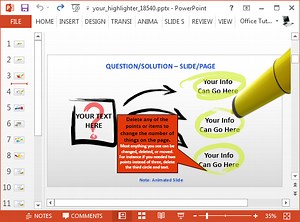 How to highlight text in a picture in powerpoint on youtube