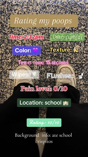 #ratingmypoop #rating #poop #10outof10 #trend #toilet #tiktok #fypシ゚viral #viral #meme #funny #fyp #like #follow #comment #fortoupage #comedy