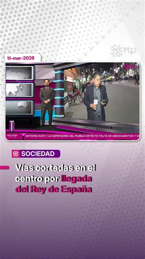 Cierre del centro de La Paz por visita del Rey Felipe VI