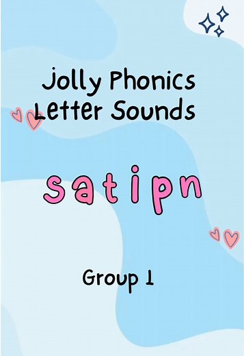Jolly Phonics Group 1 Letter Sounds for English Learners