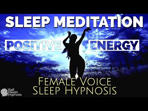 Relaxing Female Voice Hypnosis Sleep Guided Meditation for Positive Energy with Music Deep 432 Hz