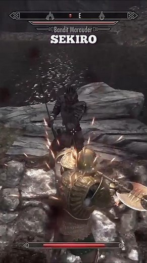 Feel the Fire: Sekiro Combat - Kittytail Mod Gameplay! #playstation #gaming #skyrim #sekiro #mod