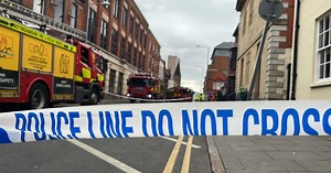 Emergency services called to flat fire in Nottingham