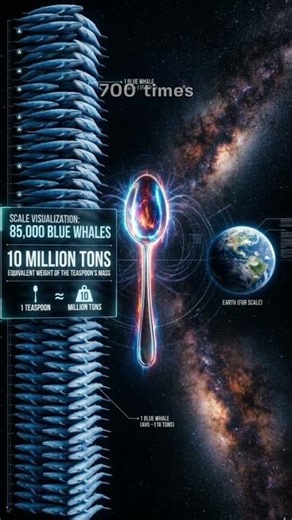 Neutron Stars: The Deadliest Objects in Space Explained in 45 Seconds #spacefactsdaily
