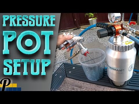 How To Setup A Pressure Pot | HVLP Gun Cleaning