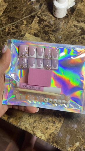 Basic but not Too Basic 😜 #acrylicnails #houstonnails #pressonnails #blacknailtech #houston #frenchtipnails #nails #bracelets #jewelry | Keosha Montague