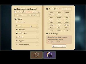 Phasmophobia Shared Journal Discord Activity Demo