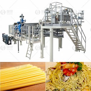 [Hot Item] Industrial High Capacity Automatic Pasta Food Macaroni Processing Line/ Compact Macaroni Making System
