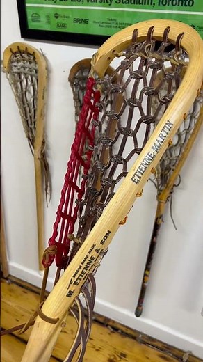 Awesome Etienne & Son Traditional Wooden Lacrosse Stick