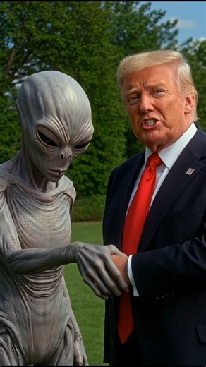 Touropia on Instagram: "Sci-fi fantasy scene showing a peaceful alien encounter. AI-generated visual for entertainment. #america #kanaya #Nigeria #Africa #science song quote deception truelove concert wordplay confrontation florida humor"