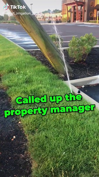 Broken irrigation head - we know, just fix it!! Bigger issue is it has been running everyday for 2 weeks. Plant material is dead. Flow Sensor and Master Valve would have fixed this issue quickly! #irrigation #irrigationtech #irrigationsystem #irrigationsolutions #sprinklersystem #sprinklersystemsolutions