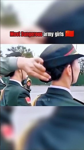 Most Dangerous Army Girls 🇨🇳 | Chinese Women Soldiers Parade #respect #army #girls #china #shorts