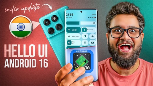 摩托罗拉的基于Android 16的hello UI印度版来了--Moto Edge 60 Fusion和60 Pro Android 16更新