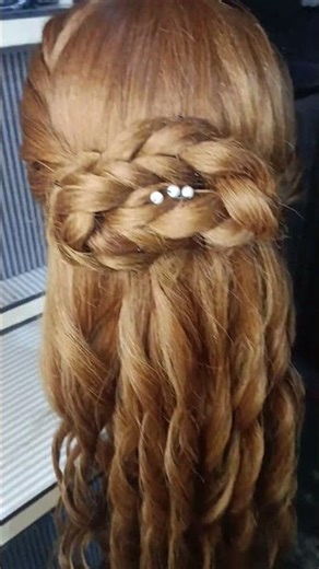 engagement hairstyle 🎀#viralvideo #viralshort #youtubeshorts #hairstyle #subscribemychannel