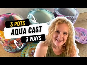 3 Pots 3 Ways! With Aqua Cast Eco Resin - Tiny Change, BIG RESULTS!