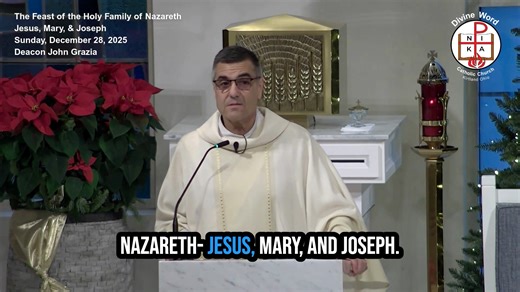 📣 In case you missed Deacon John’s Homily this morning on the Feast Day of the Holy Family, we’ve linked the entire homily on our YouTube page. ✨ The Holy Family faced struggles just like us—poverty, uncertainty, even homelessness. Yet they had the greatest treasure: Jesus at the center. This Christmas season, let’s follow their example. Make Jesus the heart of your home through prayer, gratitude, and forgiveness. That’s where true peace and joy begin. 🙏 Holy Family of Nazareth, pray for us. L