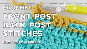 In this video I show you how to do both front and back post stitches. I am demonstrating the Front Post Double (FPDC) and the Back Post Double (BPDC) Crochet stitches but this technique works for ANY stitch 😄 Looking for more crochet videos? You can find them on my YouTube Channel here: https://www.youtube.com/c/HookedbyRobin 😉 | Hooked by Robin