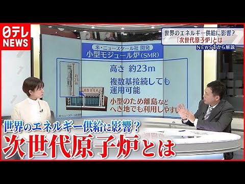 【イチから解説】世界のエネルギー供給に影響？ 開発計画が相次ぐ『次世代原子炉』とは…
