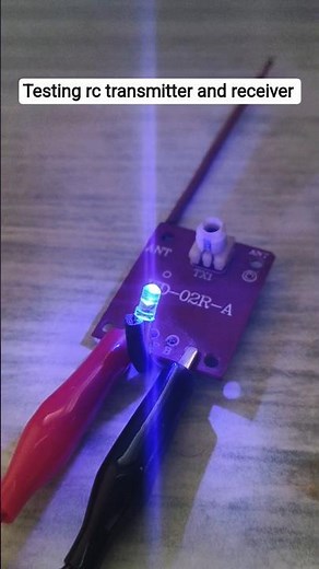 Testing rc transmitter and receiver#shorts