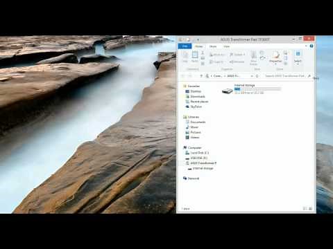 How to transfer files from an Asus Transformer Tablet to a computer