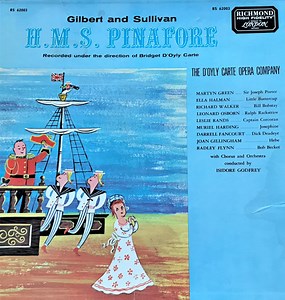 Gilbert & Sullivan - D'Oyly Carte Opera Company - H.M.S. Pinafore
