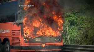 Video Captures Bus Explosion on Massachusetts Turnpike