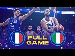 France v Italy | QUARTER-FINALS | Full Basketball Game | FIBA EuroBasket 2022