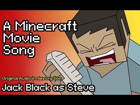 Jack Black as Steve | The Minecraft Movie Song (Animated... with a mouse)