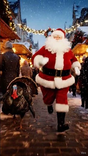 The turkey that escaped Santa Claus