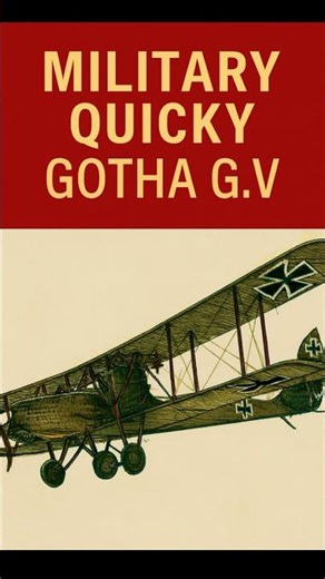 MILITARY QUICKY: WW1 Gotha G.V — Germany’s WWI London Bomber #viral #viralvideo #youtubeshorts