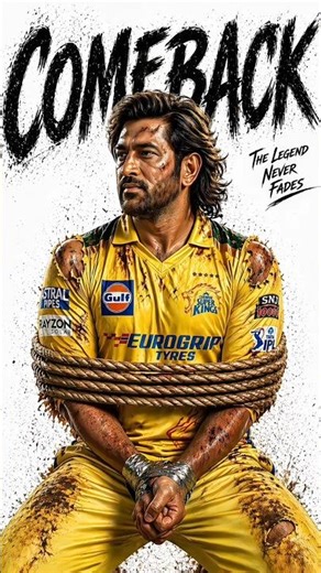 MS Dhoni Comeback Confirmed? 😱🔥 | Thala Returns to Shock Everyone #shorts