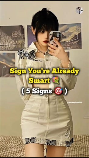 Sign You're Already Smart ⏰🌷|| #motivation #students #smart #topper #trending #shorts