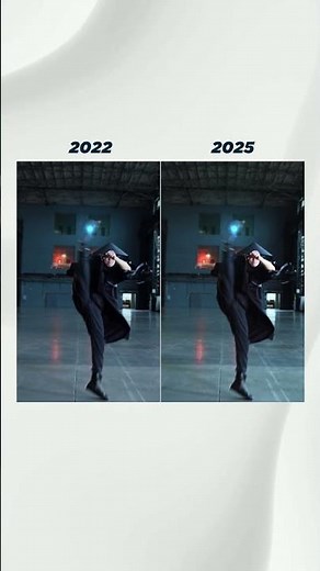 AI Animation 2022 vs 2025 #ai #comfyUI #runwayml