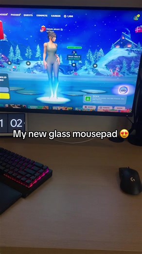 Explore My New Stylish Glass Mousepad