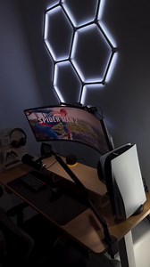 Custom gaming desk setup build tour