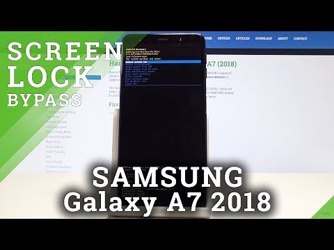 How to Bypass Screen Lock in SAMSUNG Galaxy A7 (2018) - Hard Reset Tutorial / Wipe Data