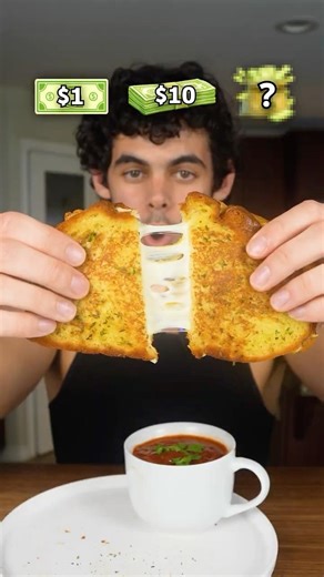 $1 vs $100 Grilled Cheese