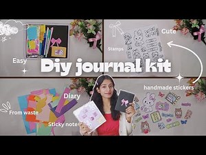 DIY Handmade Journaling Kit from waste 🎀🧸 | 6 DIY's | Pinterest Inspired Aesthetic DIY Tutorials
