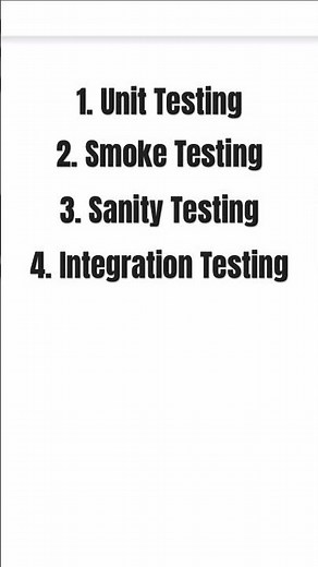 Types of Functional Testing #softwareengineer #ytshorts #automationtesting #softwaretesting #itjobs
