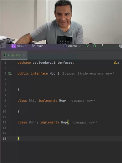 Métodos static en una interface. #java