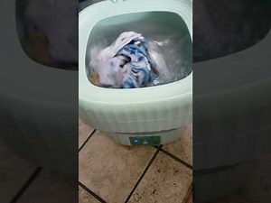 Small foldable portable washing machine $5 @ Temu: testing and short review.