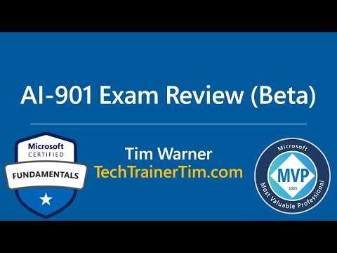 AI-901 Azure AI Fundamentals Exam Review (Beta)