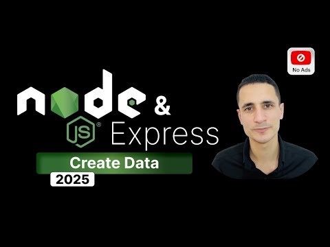 Create Data | Node.js Full Course 2025