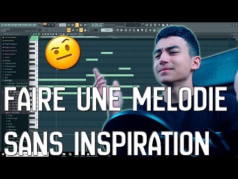 COMMENT FAIRE UNE MÉLODIE SANS ÊTRE INSPIRÉ ? FL STUDIO 20 TUTO DÉBUTANTS