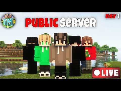🔴Minecraft Public 24/7 Survival Smp Live || Join Our Minecraft Smp #minecraftlive