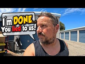 RUDE storage facility manager LIED TO US! Now I'm getting irritated...