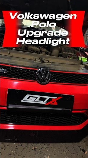 VW Polo Headlight Upgrade 😍 | Stock to Projector LED 🔥 #car